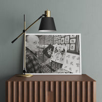 Vintage Gib "Tatts" Thomas Photo Poster Print Set