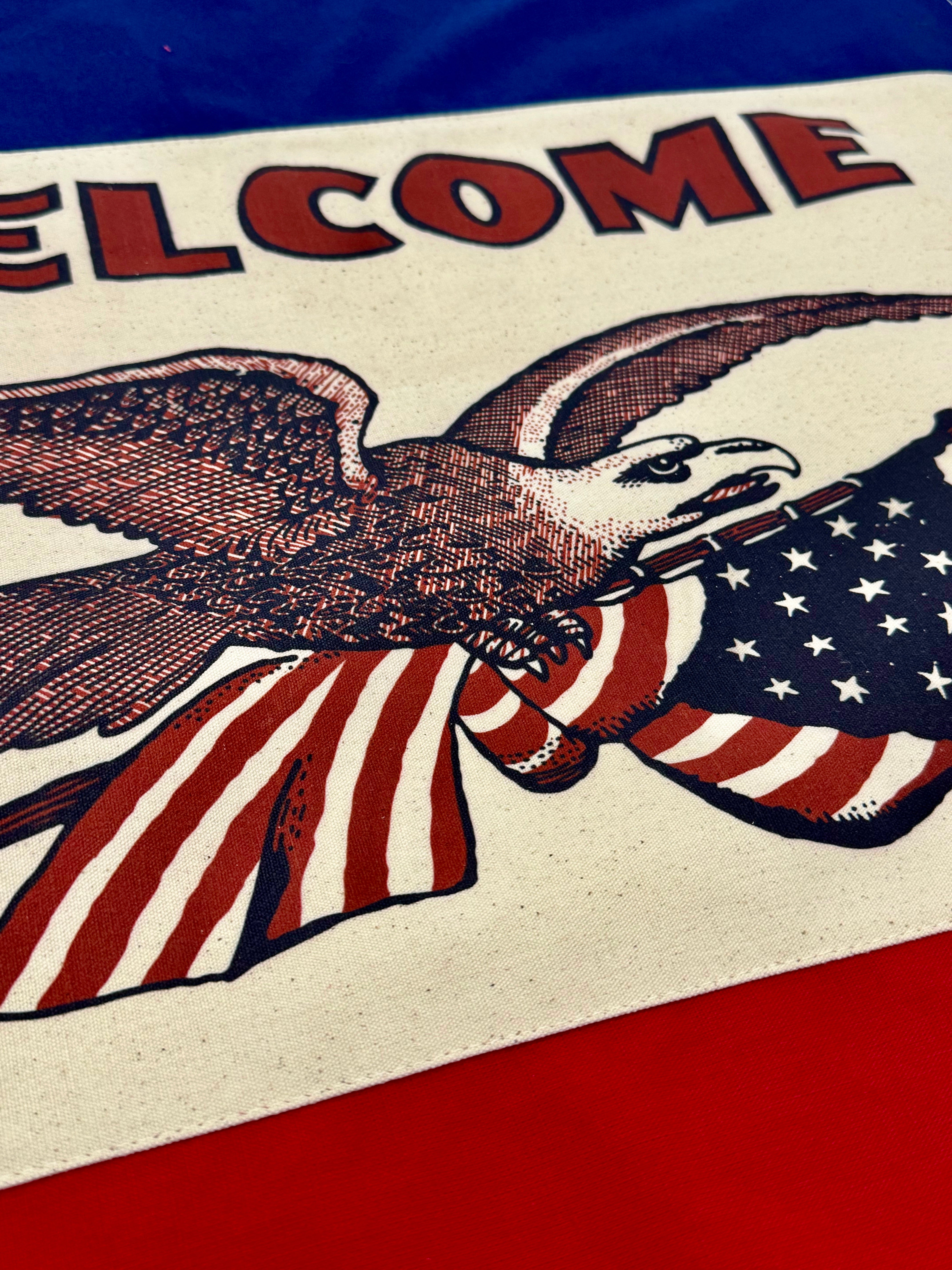 Vintage Welcome Banner – Yellow Beak Press