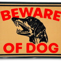 BEWARE OF DACHSHUND DOORMAT