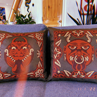 Waters Demon Head Pillow