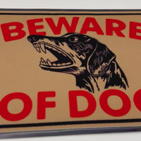 BEWARE OF DACHSHUND DOORMAT