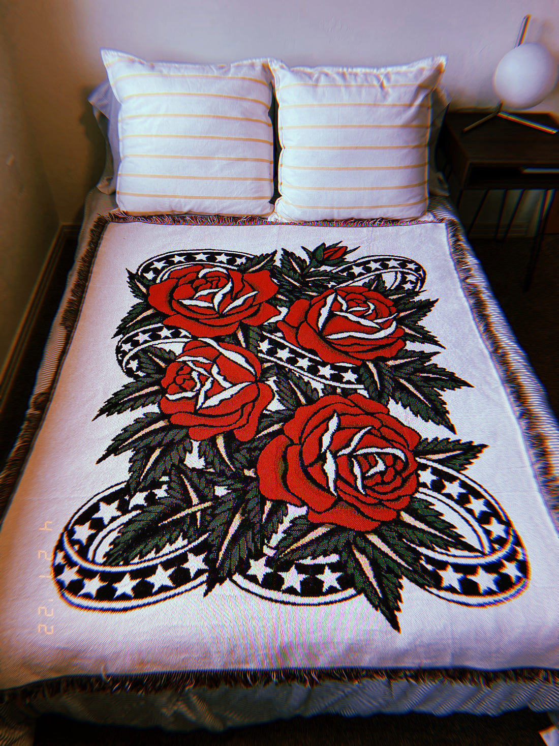 Rose Woven Blanket