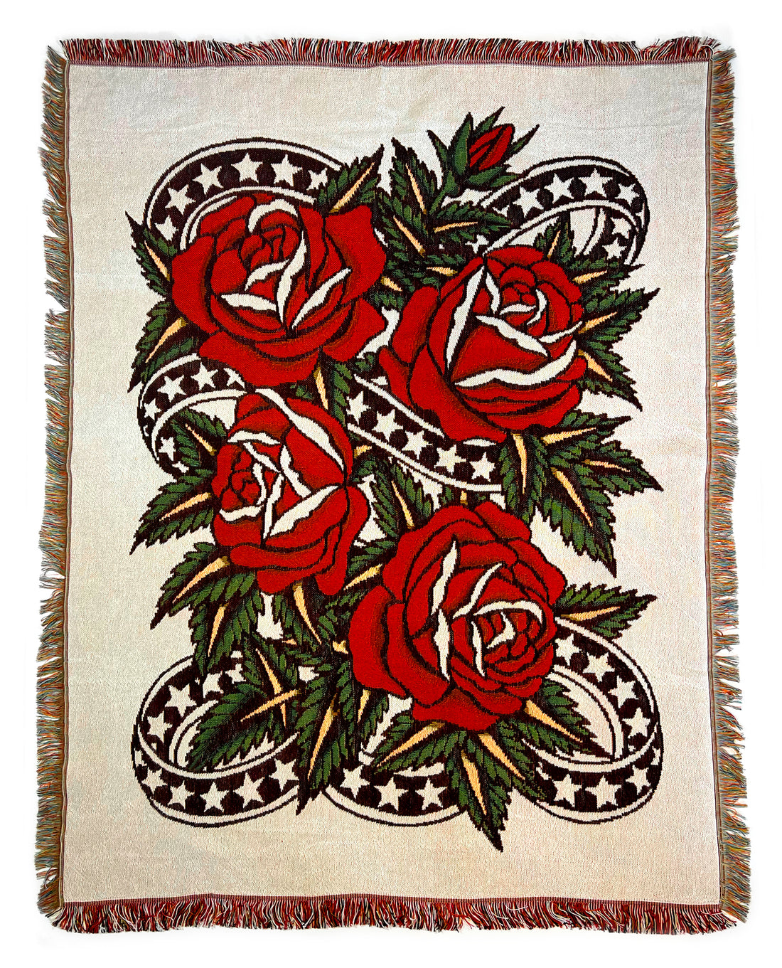 Rose Woven Blanket