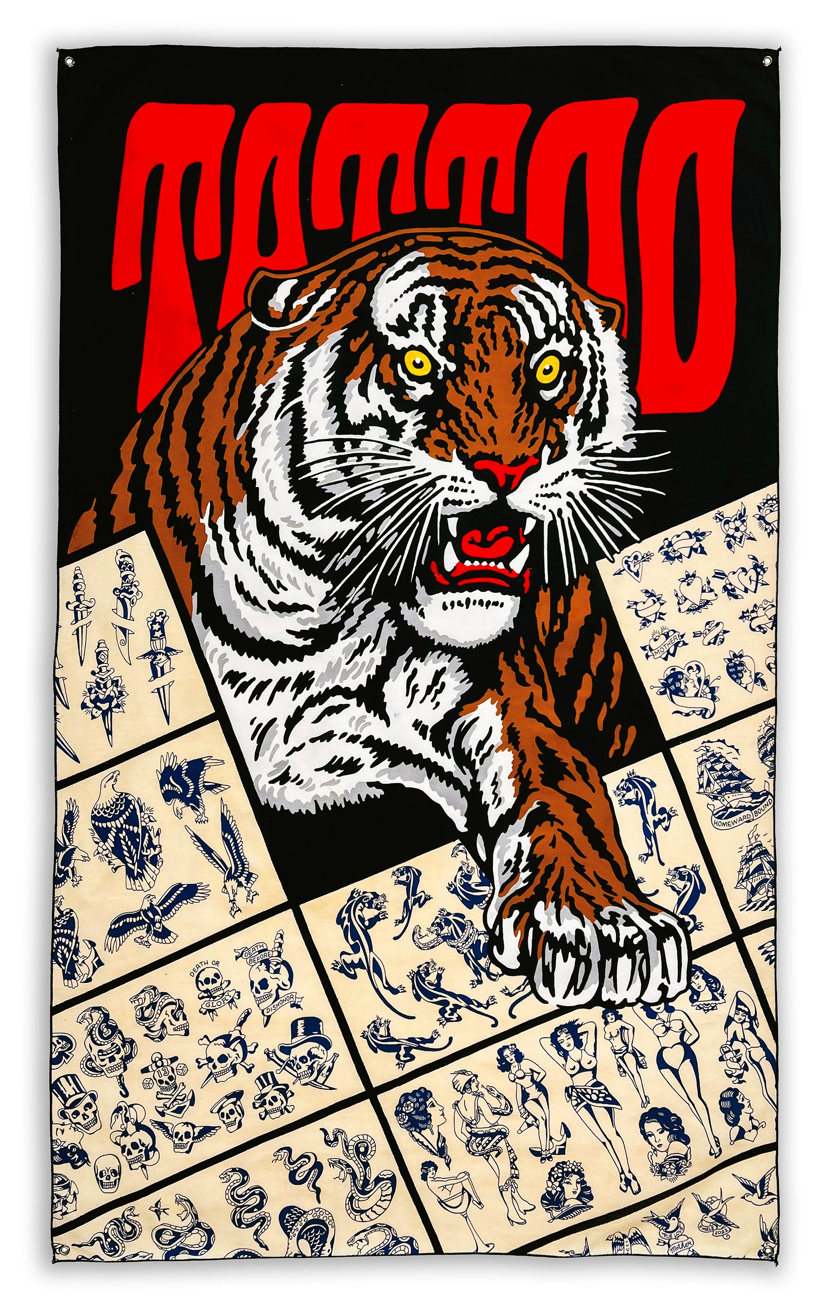 Tiger tapestry best sale