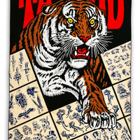 Tattoo Tiger Tapestry