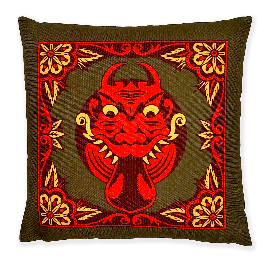 Waters Demon Head Pillow