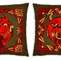 Waters Demon Head Pillow