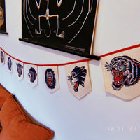 Animal Head String Flag #2