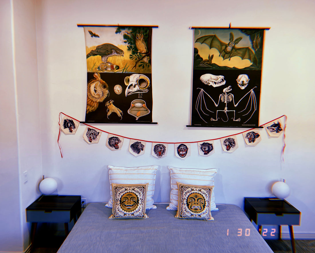 Animal Head String Flag #3