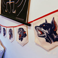 Animal Head String Flag #3