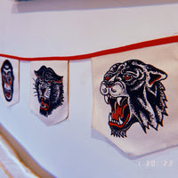 Animal Head String Flag #3