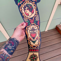 Zach Nelligan Tattooed Arms Metal Sign