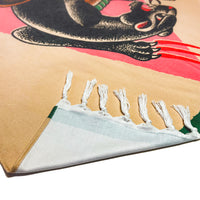 PANTHER AND SNAKE TURKISH TOWEL