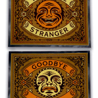 WELCOME STRANGER DOORMAT SET