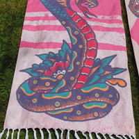 PANTHER AND SNAKE TURKISH TOWEL