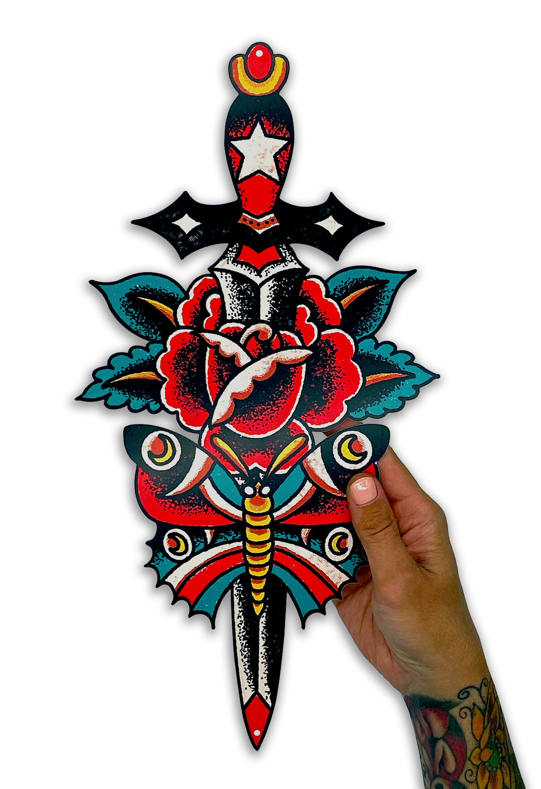 Dagger Cut Out Sign / Nick Filth