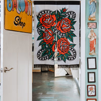 Rose Noren Doorway Curtain