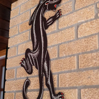 Tiger and Panther Metal Sign