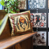 Queen Of Hearts and Queen of Diamonds Pillow