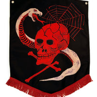 Skull and Snake Banner