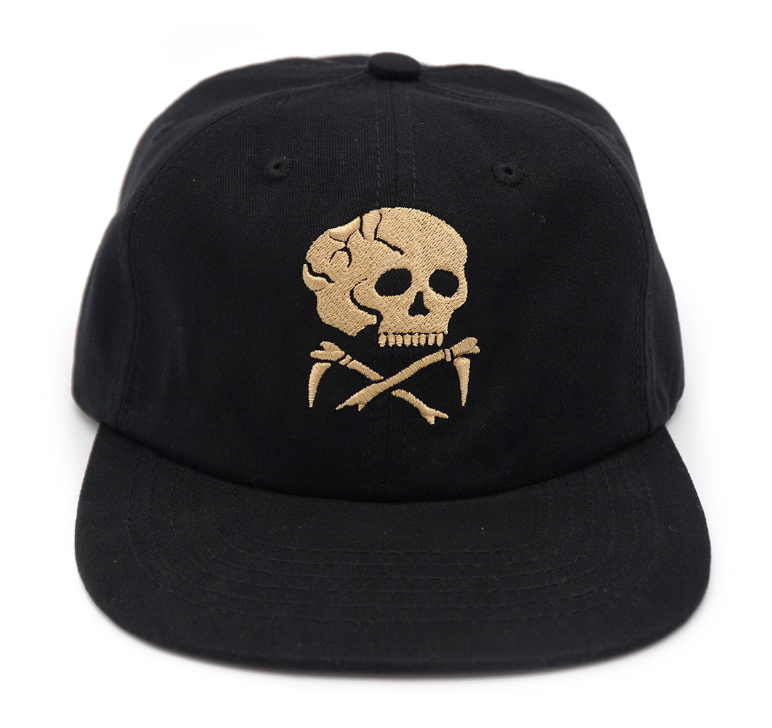 Embroidered Skull And Crossbones Hat
