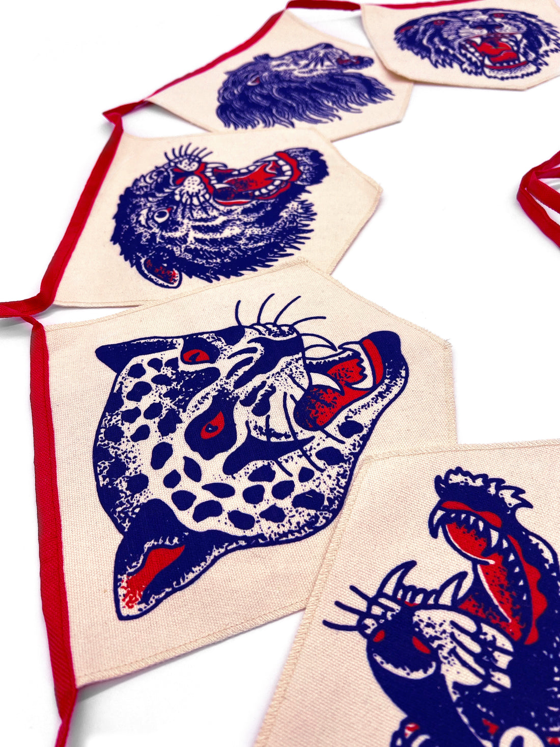 Animal Head String Flag #3