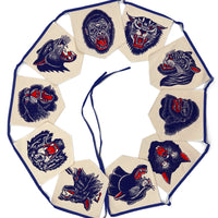 Animal Head String Flag #1