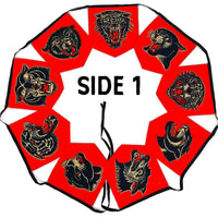 Double Sided Animal Head String Flag #4