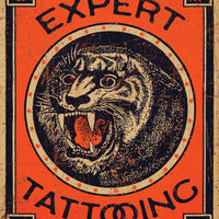 Expert Tattooing Metal Sign