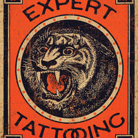 Expert Tattooing Metal Sign