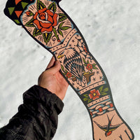 Tim Beck Tattooed Arms Metal Sign