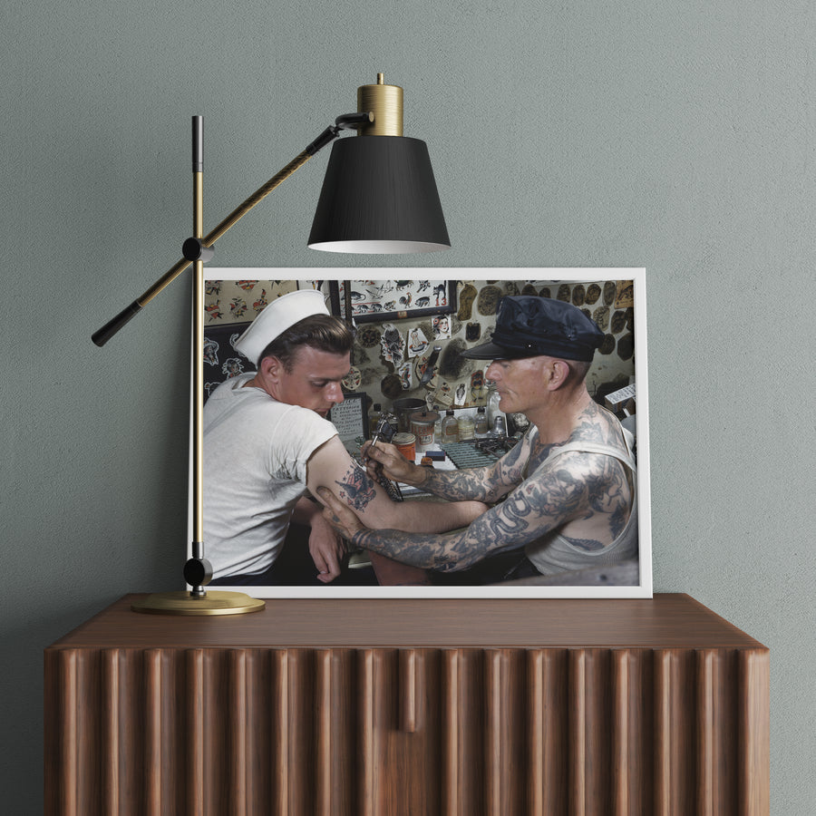 Vintage Cap Coleman Poster Print