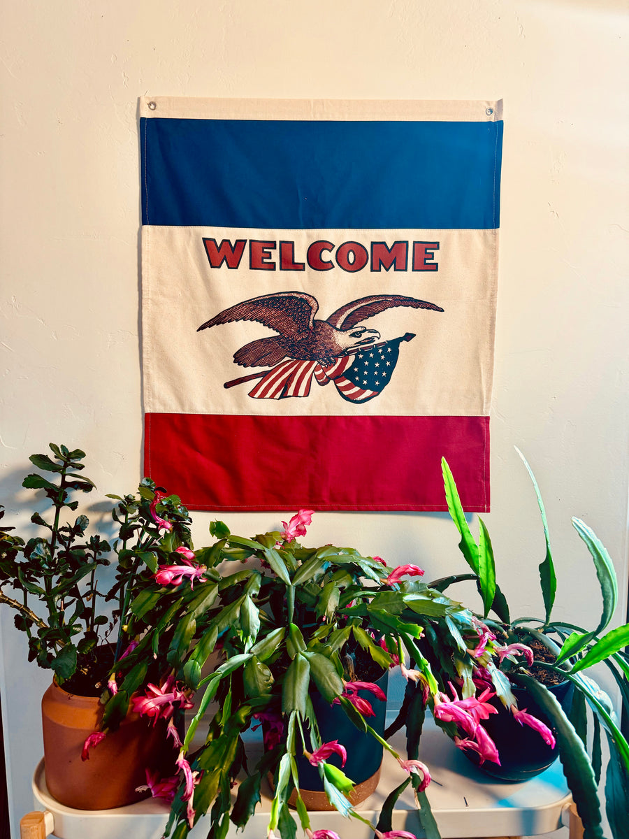 Vintage Welcome Banner