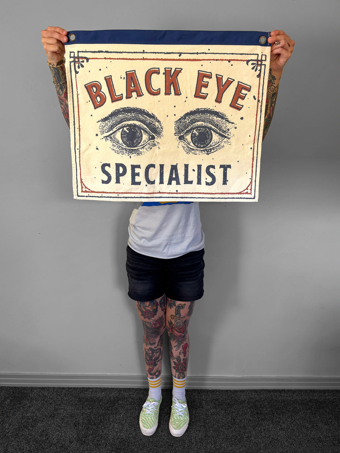 Black Eye Specialist Hemp Banner