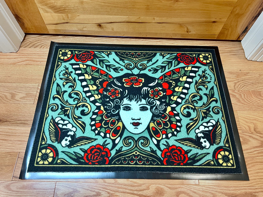 BUTTERFLY LADY DOORMAT