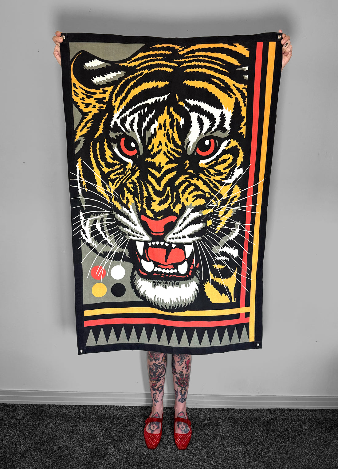 Canvas Tiger Tapestry