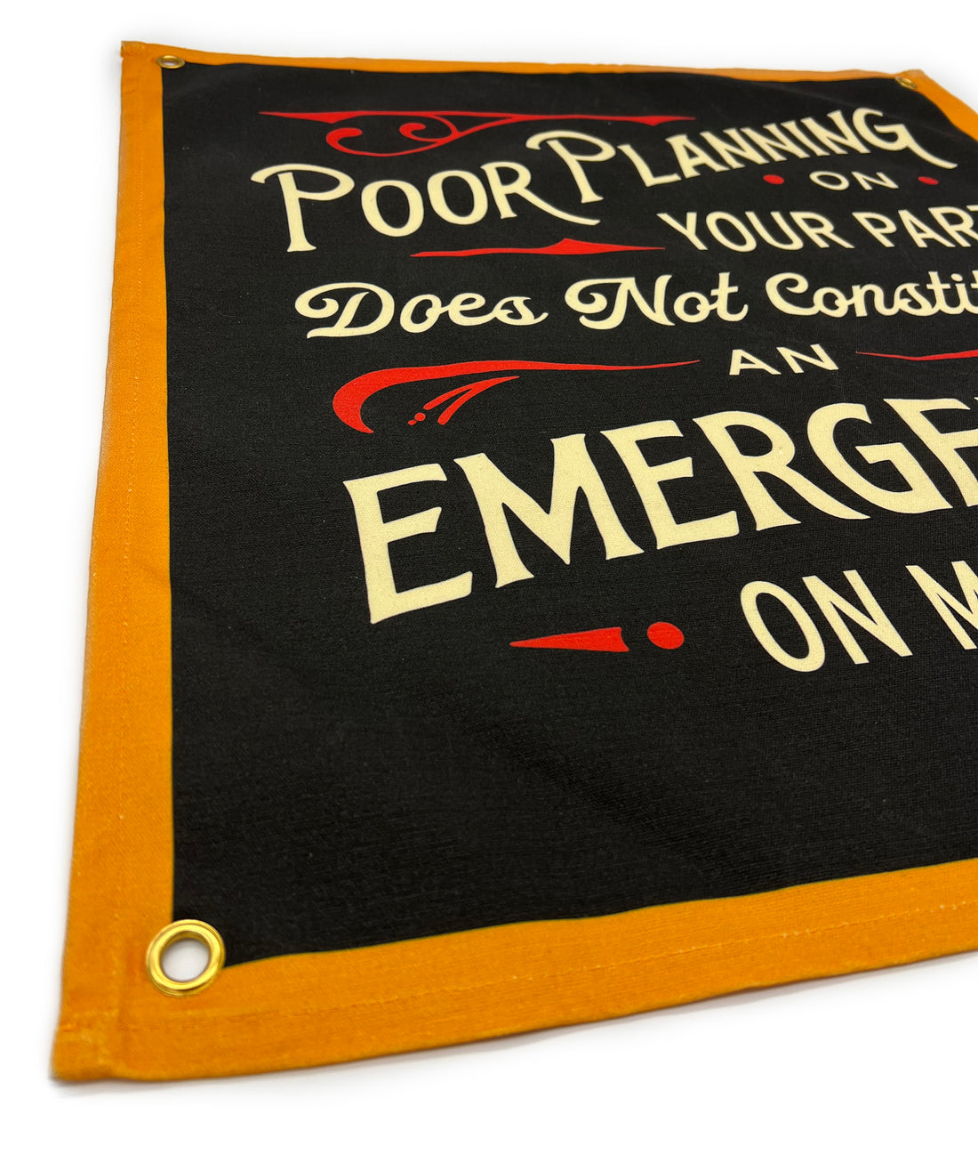 Poor Planning Banner – Yellow Beak Press