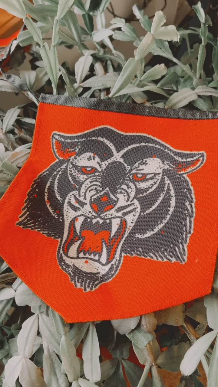 Double Sided Animal Head String Flag #4