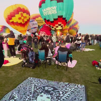 Butterfly Lady Picnic Blanket