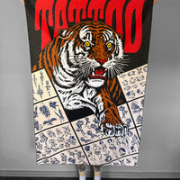 Tattoo Tiger Tapestry