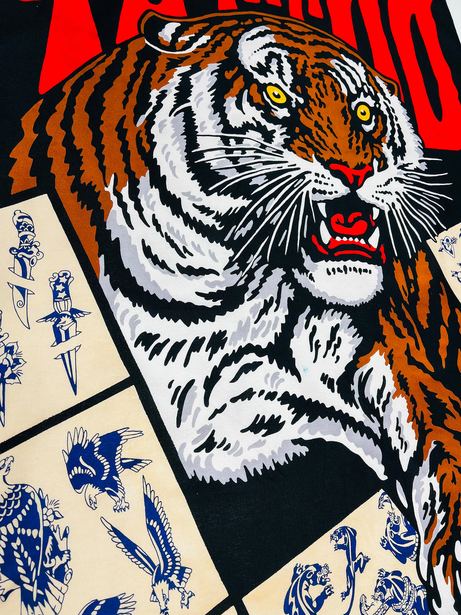 Tattoo Tiger Tapestry