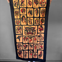 Percy Waters Girl Head Tapestry