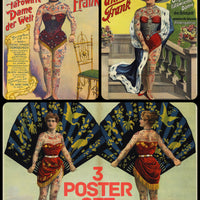 Vintage Annie Frank 3-Poster Print Set