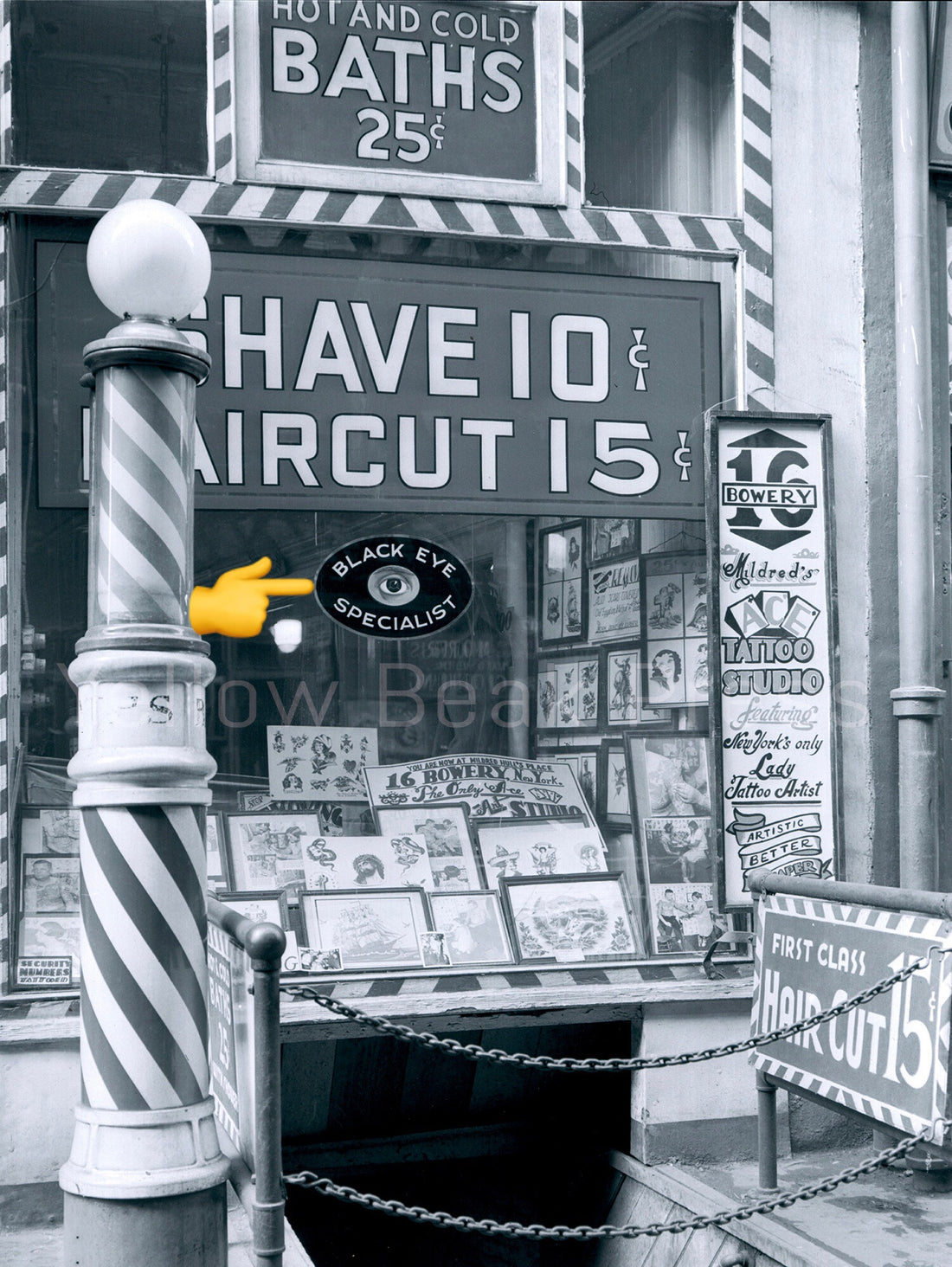 Black Eye Specialist Metal Sign