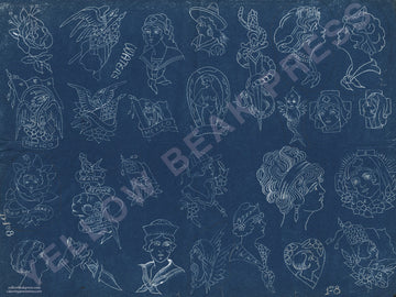 Percy Waters Blueprint Poster - Print #4
