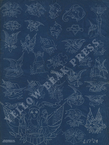 Percy Waters Blueprint Poster - Print #6