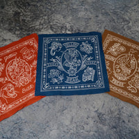 Yellow Beak Press Brown Bandana