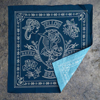 Yellow Beak Press Blue Bandana