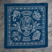 Yellow Beak Press Blue Bandana