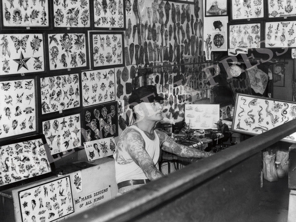 Vintage Cap Coleman Shop Interior Poster Print